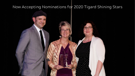 Now accepting 2020 Tigard Shining Stars Nominations