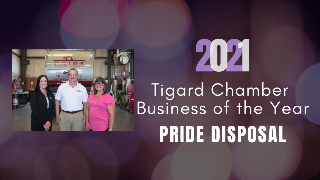 Pride Disposal – Tigard Named 2021 Tigard Chamber Business of the Year