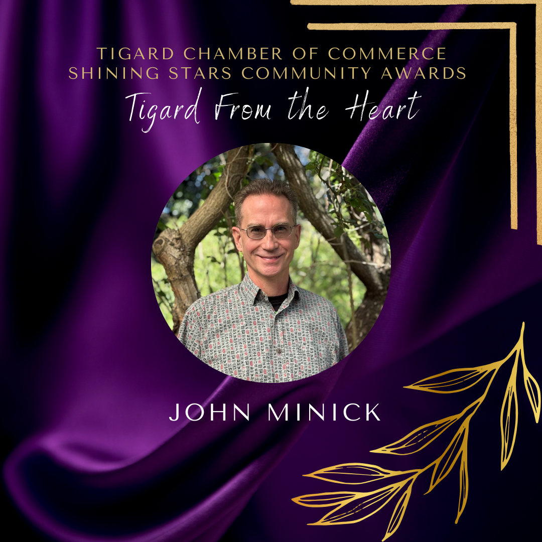John Minick Named 2025 Tigard “From the Heart” Award Recipient